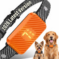 Smart Bark Collar for Large Medium Small Dogs, Rechargeable No-Bark Collar, Stop Barking Collar, 2026 Upgraded Dog Bark Collar with 3 Modes, 7 Sensitivity, Bright Orange