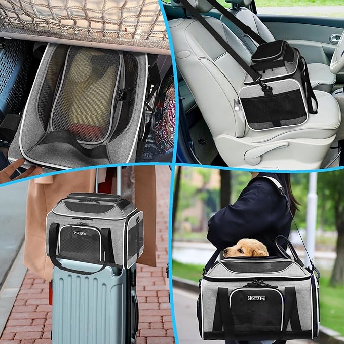 Petskd Top-Expandable Pet Carrier 18x13x9.5 Inches Southwest Airline Approved - Image 8