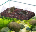 Pawfly Turtle Basking Platform — Resin Dock with 3 Suction Cups for Aquatic Turtles, Frogs, Turtle Tank Accessory