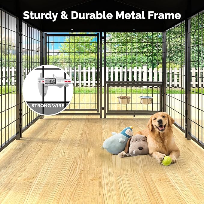 Sino Luban Outdoor Dog Kennel Outside Run - Image 5