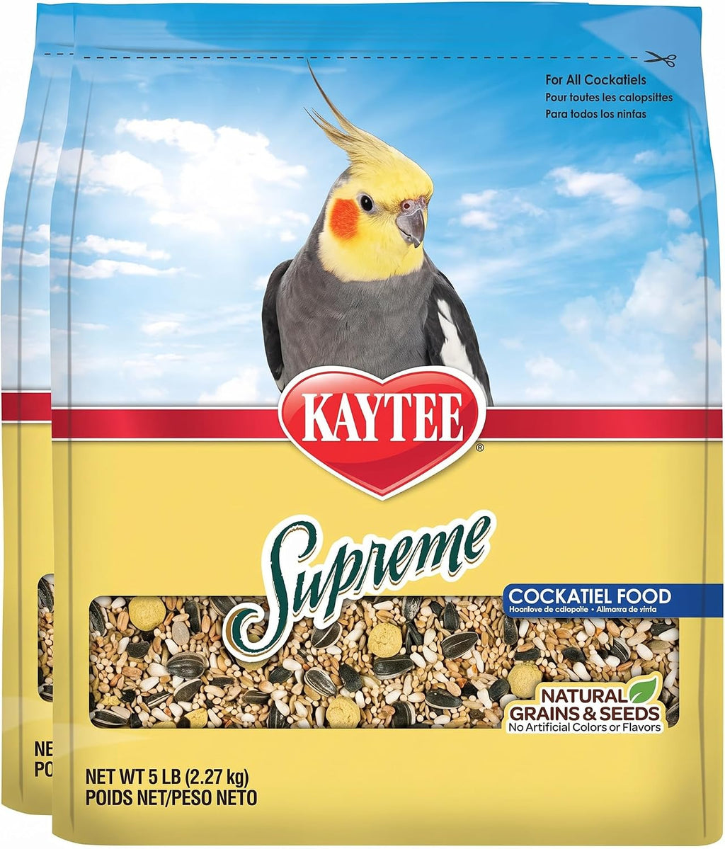 Kaytee Supreme Pet Cockatiel Food, 5 Pounds