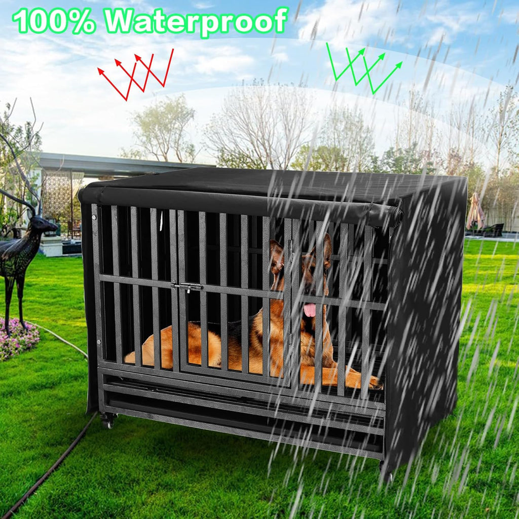 48 inch Heavy Duty Dog Crate Covers Durable 600D Polyester ( ONLY COVER)