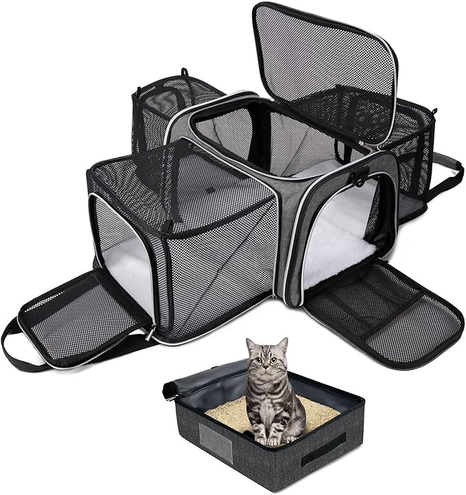 BAGLHER Expandable Cat Carrier by BAGLHER