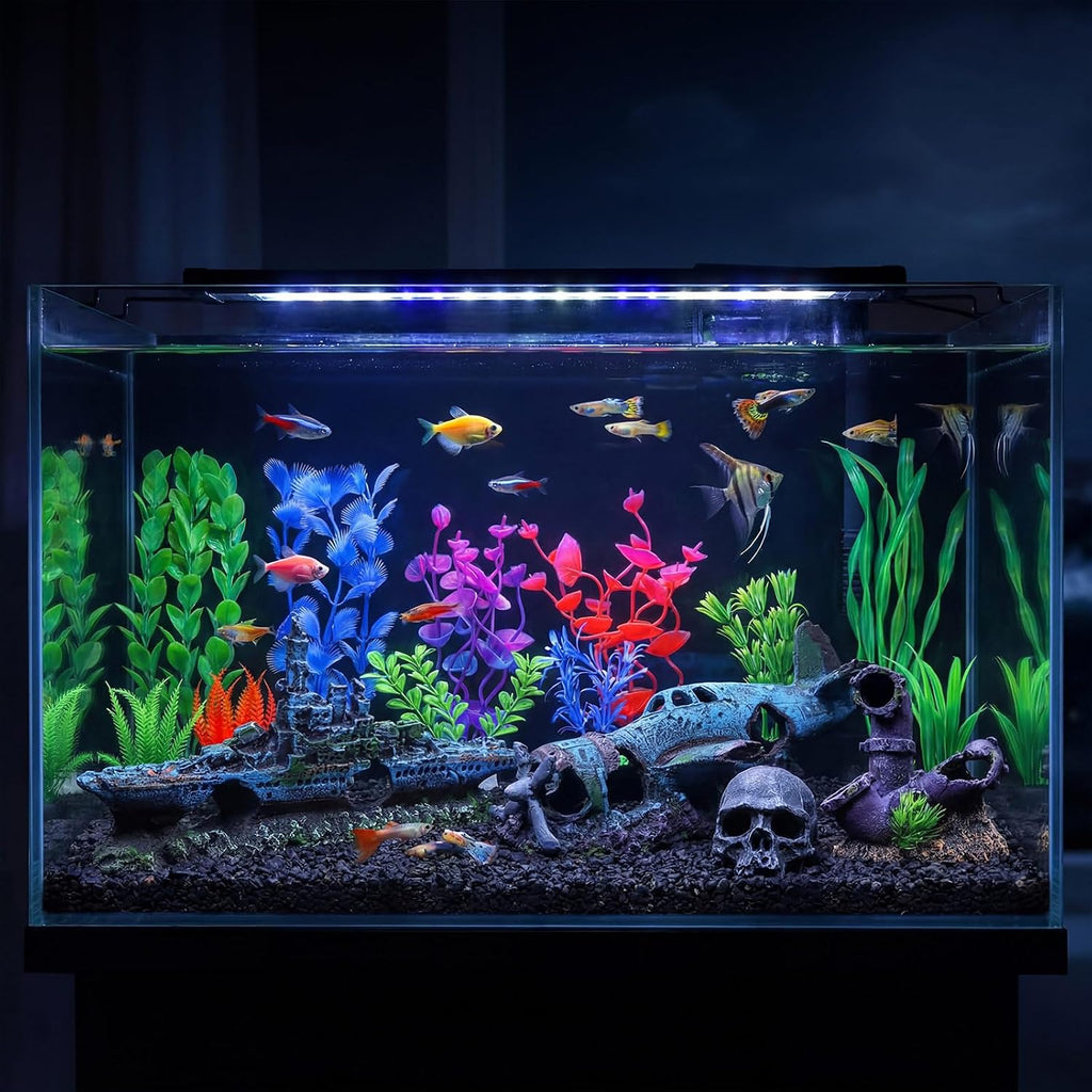 Kathfly 15 Pcs Fish Tank Decorations, Trendy Style, Pirate Theme Set