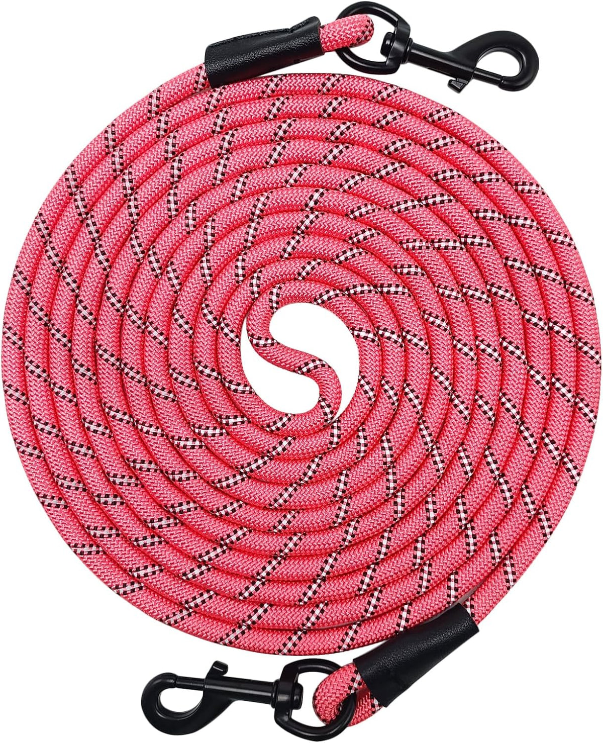 30FT Reflective Tie-Out Rope for Medium Large Dogs Long Dog Tether
