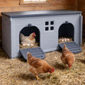 Nesting Boxes for Chickens, Plastic Chicken Nesting Box with Door Or Ramp