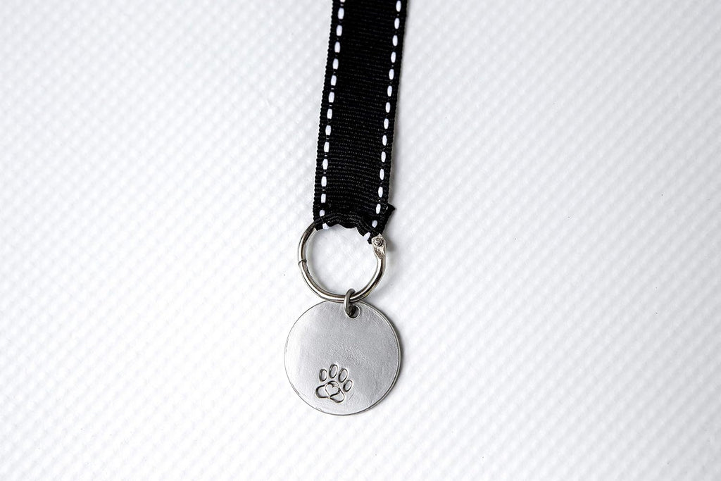 Pawprints Left By You Memorial 5x7 Frame for Cat with Pet Tag - Thoughtful Cat Memorial Gift