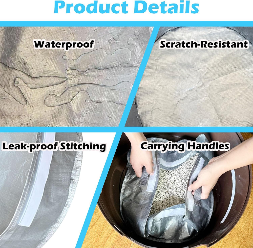 2 Pack Reusable Liners Compatible with Hidden Plant Litter Box