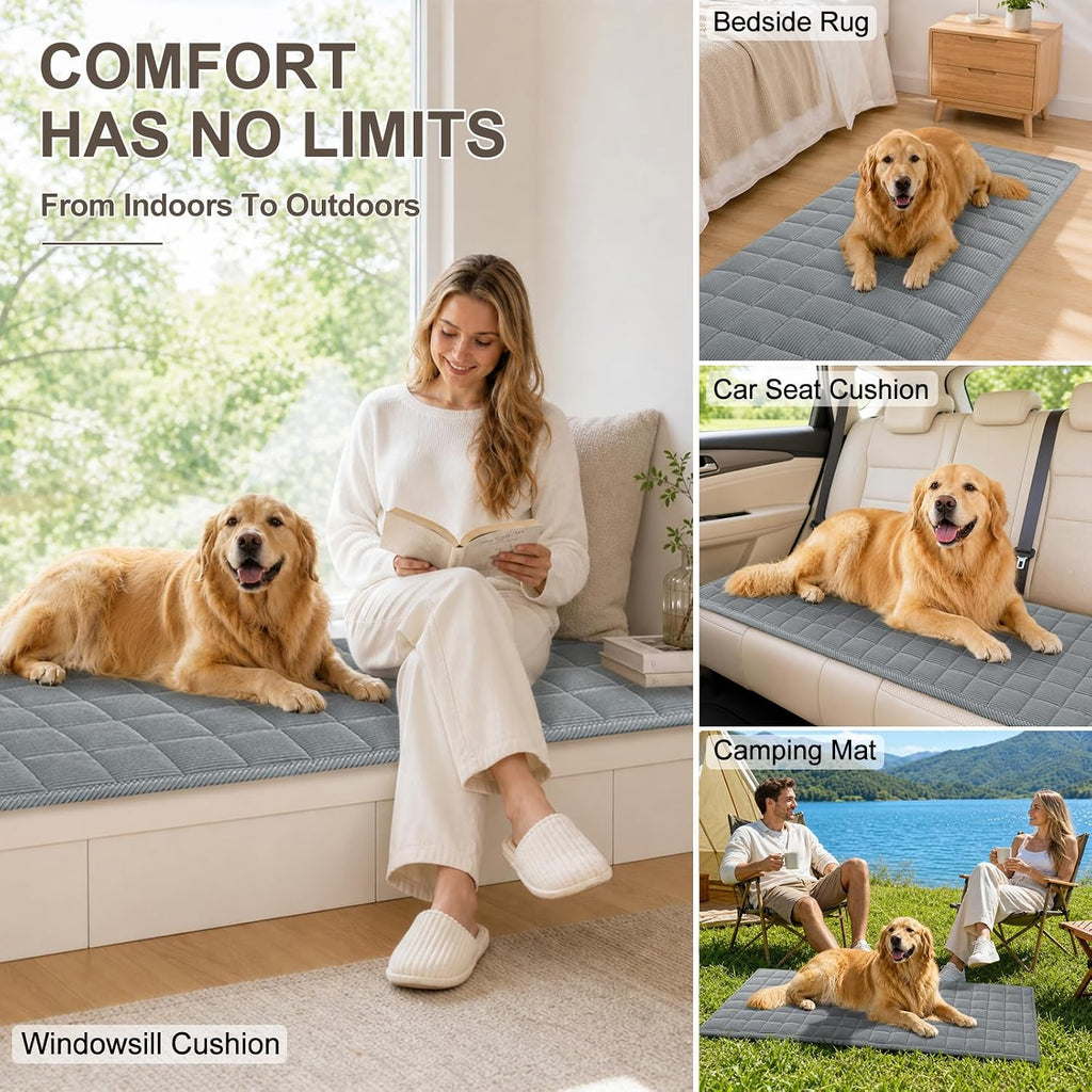 Smiry Couch Covers for Dogs Washable, Non Slip Soft Dog Couch Protector