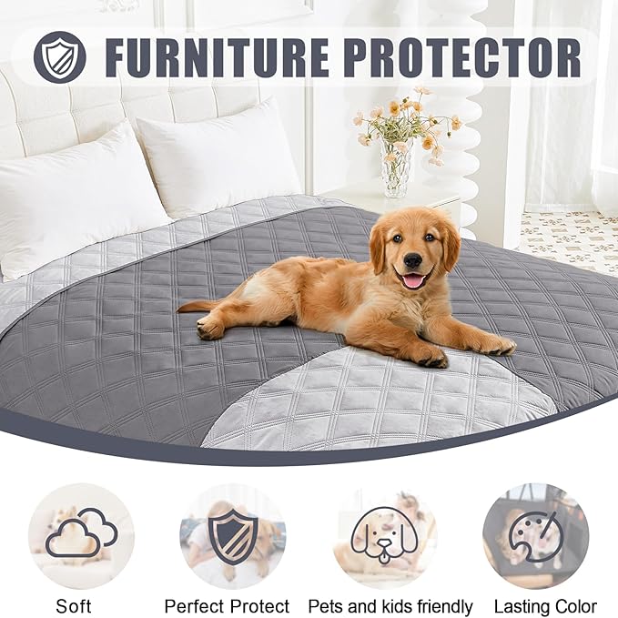 Smiry Waterproof Dog Bed Cover Blanket 40x70, Soft Reversible Pet Blanket - Image 8