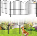 Decorative Garden Fence 24in x20ft, 10 Pack No Dig Fence Animal Barrier by Thrivinest
