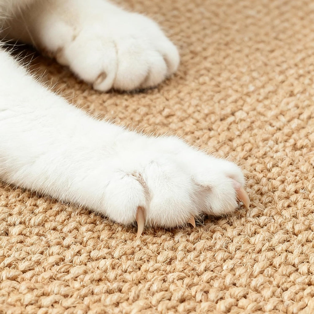 Extra Large Cat Scratcher Mat - Sisal-Style Scratching Rug for Indoor Cats