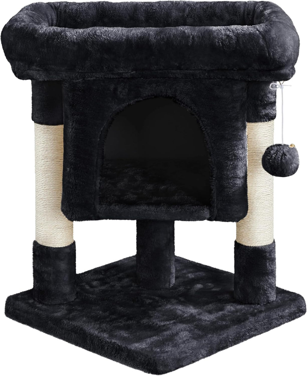 Yaheetech Cat Bed with Scratching Post, 23.5in Sisal Cat Scratcher