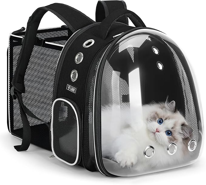 Lekereise Cat Backpack Carrier, Expandable Large Space Cat Bubble Backpack by Lekereise