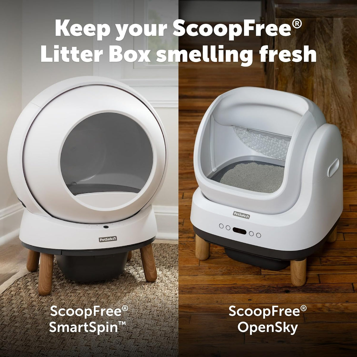 PetSafe ScoopFree SmartSpin and OpenSky Litter Box Deodorizers, 2 Pack