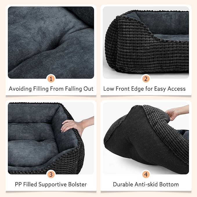 MIXJOY X-Large Dog Bed for Large, Small Dogs - Image 4