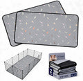 2Pcs Guinea Pig Cage Liners,Guinea Pig Fleece Cage Liners24''X48'' Super Absorbent Washable Pee Pads Reusable for Rabbit Hamster Chinchilla