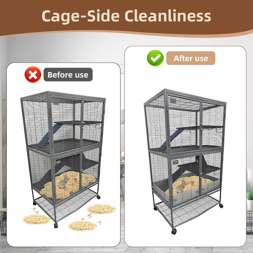 Anti-Rust Aluminum Scatter Guards for Ferret & Critter Nation Cages