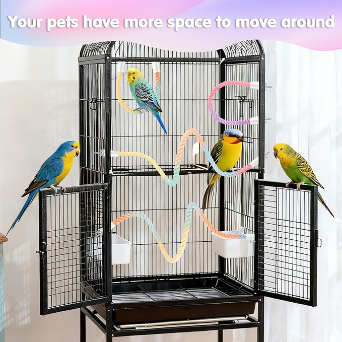 Bird Perch Rope, Interactive Birds Cage Accessories - Image 6