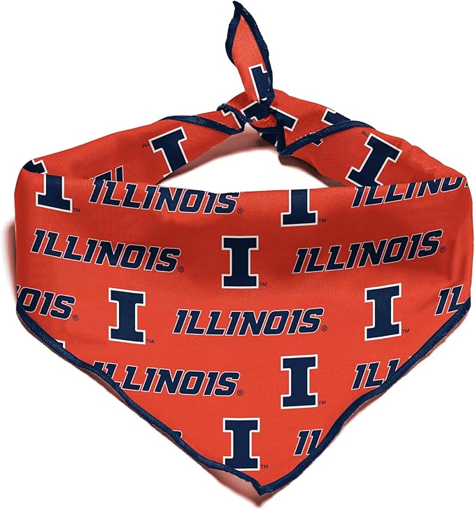 Illinois Fighting Illini Officially Licensed Bandana - Image 2