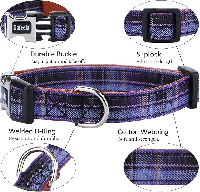 Faleela Soft &Comfy Bowtie Dog Collar, Detachable and Adjustable Bow Tie Collar - Image 2