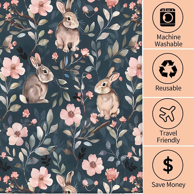 Cute Bunny Hand Towels - Image 3