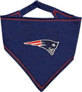 Pets First NFL New England Patriots TIE Bandana, Large/X-Large. Dog Bandana by PETSFIRST