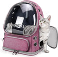 Cat Backpack Carrier Large Space Bubble Backpack up to 12lbs Pink