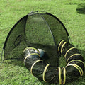 Outdoor Cat Enclosure with Circle Tunnel by YAVAYI