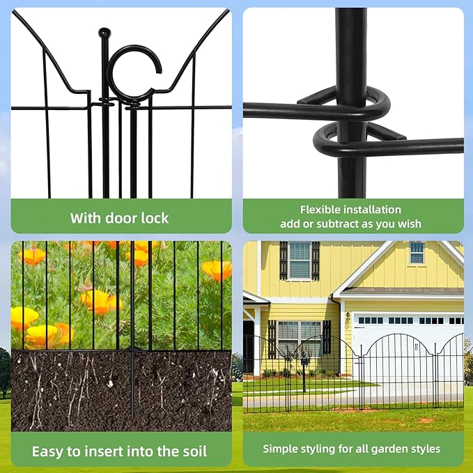 Decorative Metal Garden Fence - Image 5