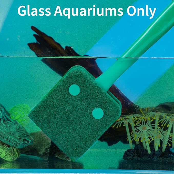 Pawfly Fish Tank Cleaning Tools Aquarium Algae Scraper Sponge Brush Cleaning - Image 2