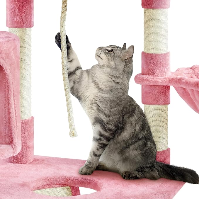 Yaheetech 79in Cat Tree Multi-Level Cat Tower - Image 6