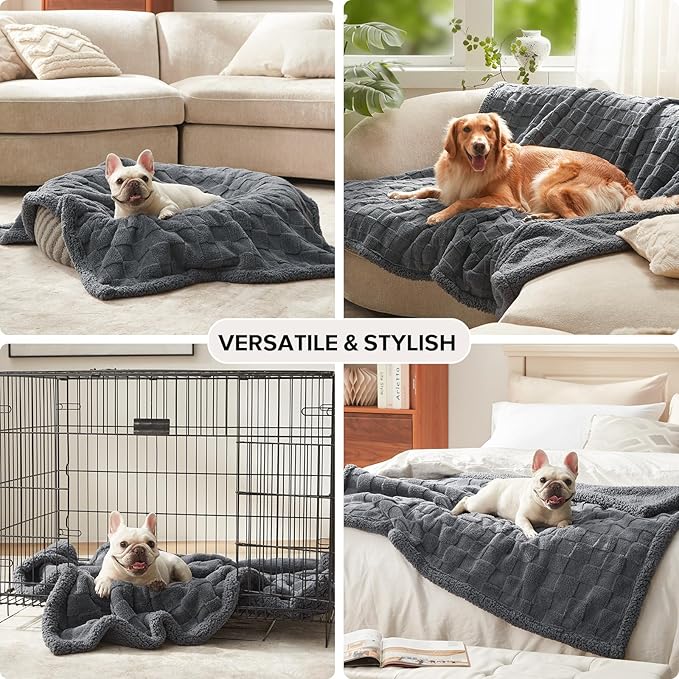 GASUR Waterproof Dog Blankets for Medium Small Dogs, Dog Blanket for Couch Bed - Image 5
