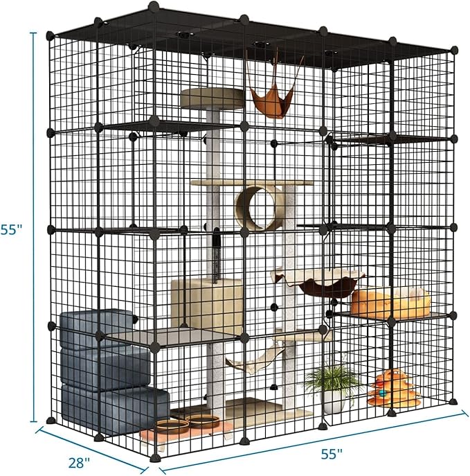 Oneluck Outdoor Cat House Cat Cages Enclosure - Image 7
