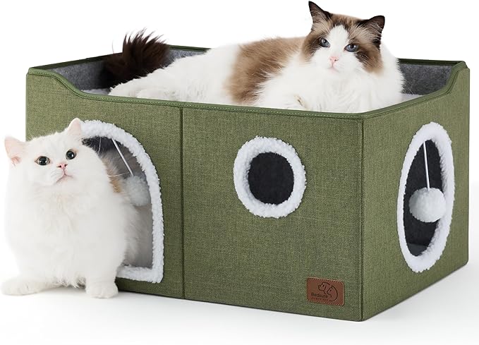 Bedsure Large Cat Beds for Indoor Cats by BEDSURE