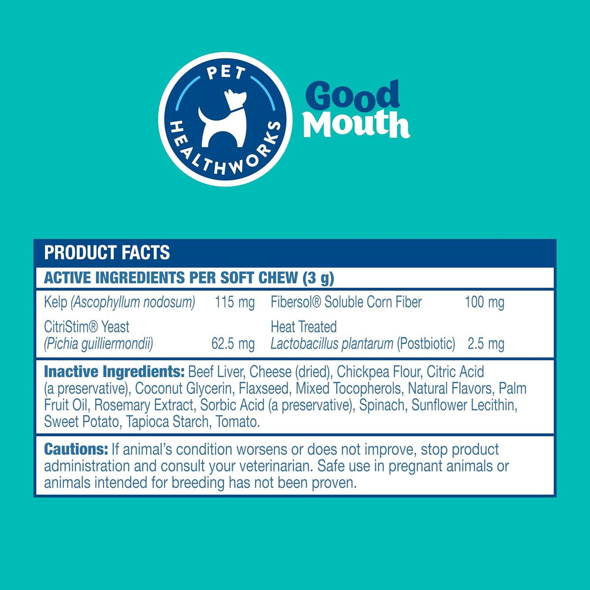 Good Mouth Dental Chews for Dogs, Cheeseburger, 60 Ct