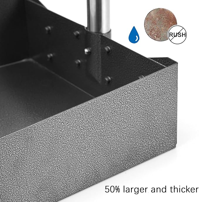 Pooper Scooper, Metal Aluminum Tray and Spade Poop Scoop Set - Image 5