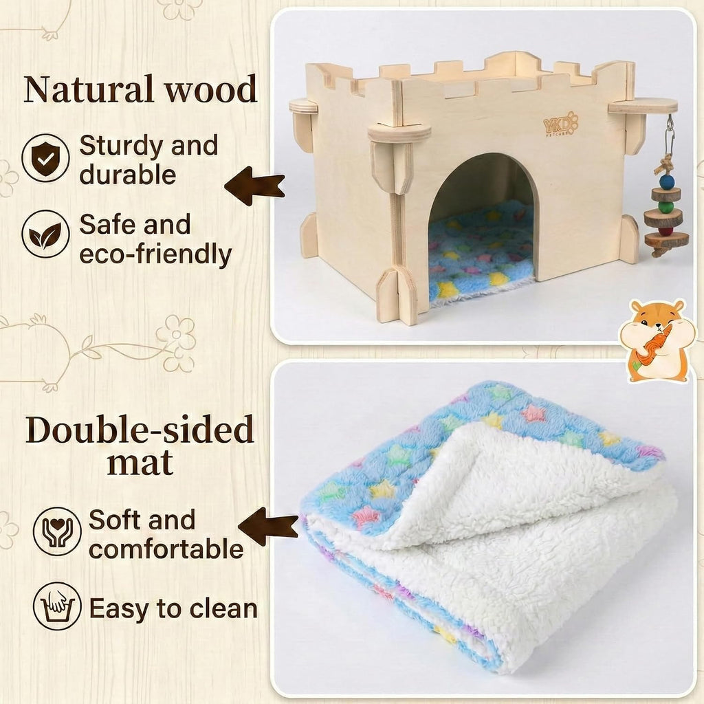 YKD Castle Chinchilla House, Guinea Pig Hideout