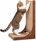 Petpals Corrugate Cardboard Cat Scratching Pad, 24" Double Side L Shaped