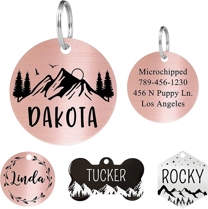 Ultra Joys Stainless Steel Pet ID Tag by UltraJoys