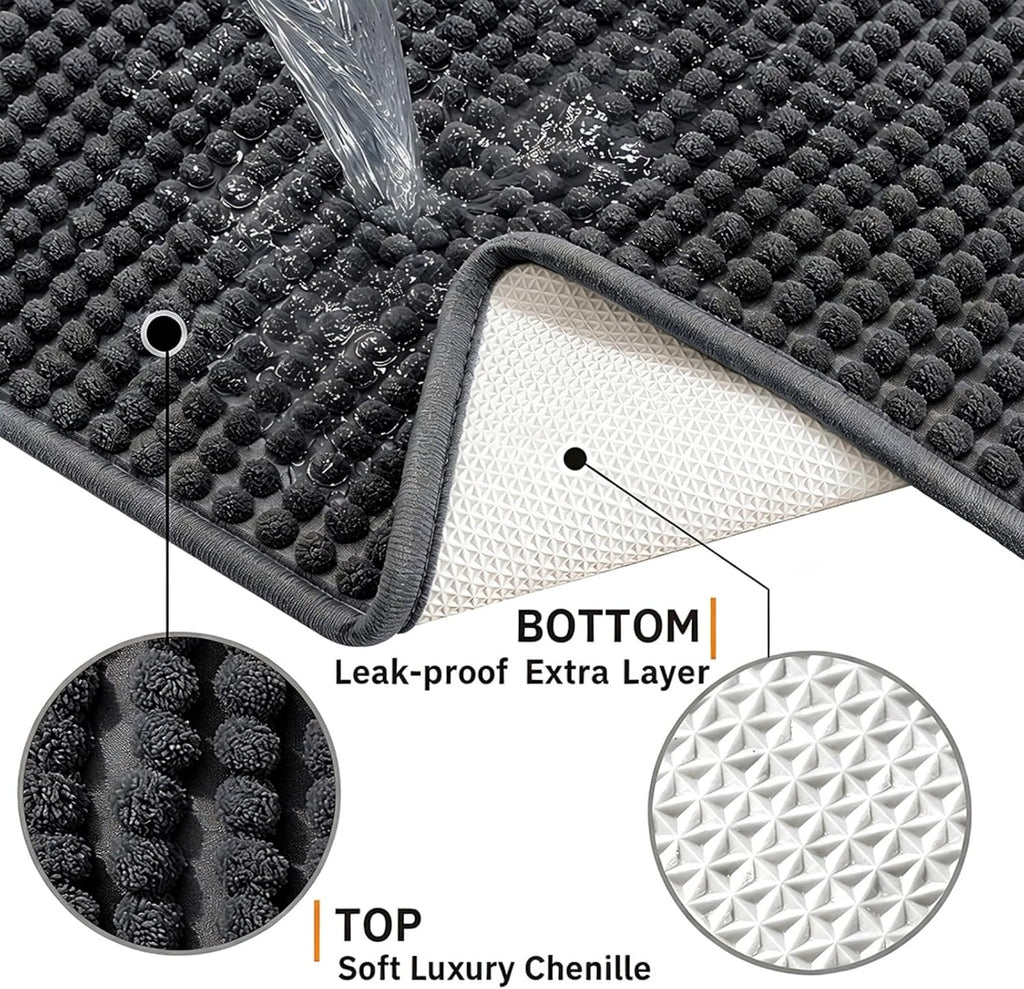 4 Pcs Guinea Pig Cage Liner 12X12 Charcoal Gray Washable Fleece Pee Pads