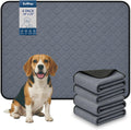 Washable Pee Pads for Dogs, 18x24 Dark Grey 4 Pack