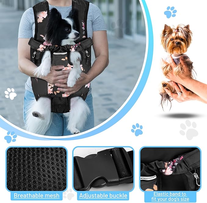 Petmolico Pet Dog Carrier Backpack, Adjustable Dog Legs-Out Front Backpack - Image 3