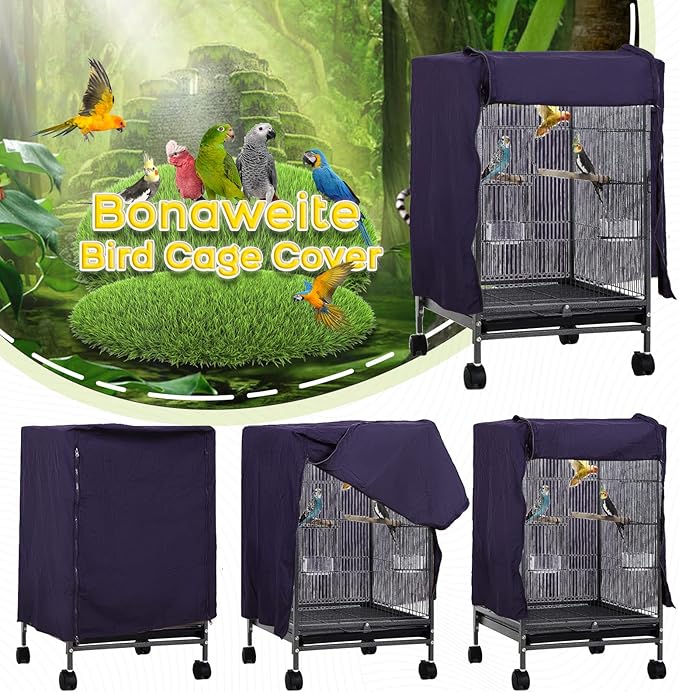 QBLEEV Birdcage Cover, Breathable Night Cover - Image 4