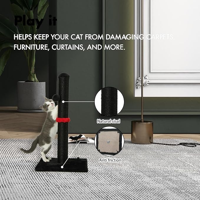 MECOOL Cat Scratching Post Premium Sisal Scratch Posts - Image 3