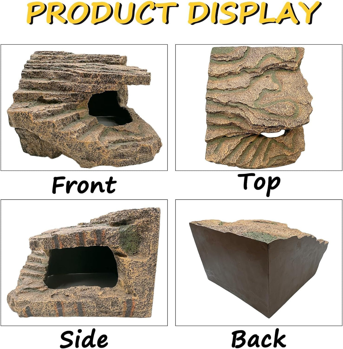 Large Turtle Basking Platform,Bearded Dragon Hide,Reptile Hideout