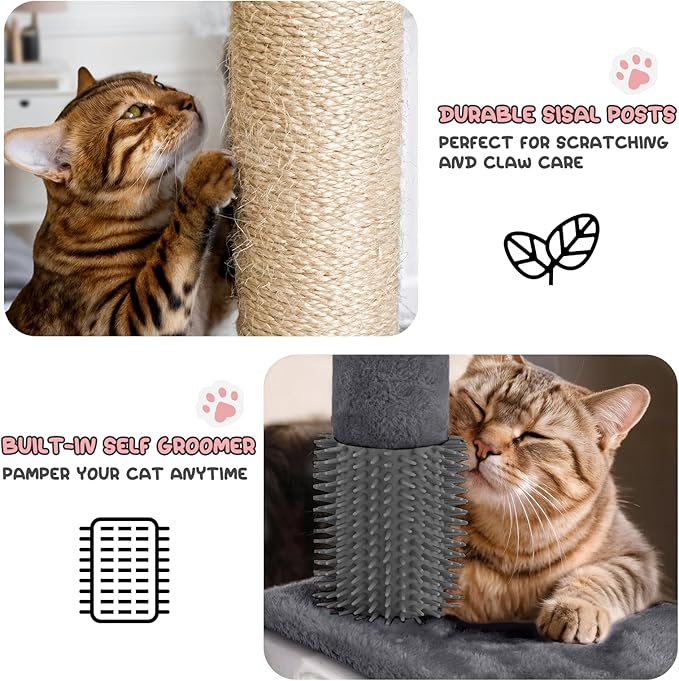 MoNiBloom 54 Inch Cat Tree Tower - Image 6