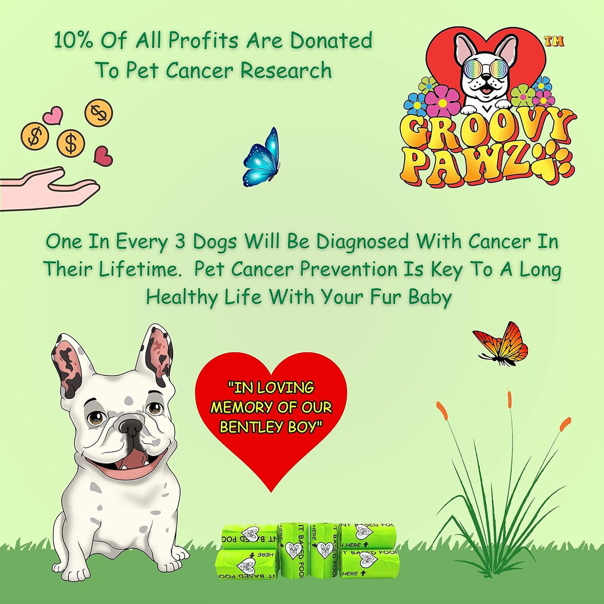 Certified Compostable Dog Poop Bags, 240 Count, Plant Based, Eco Friendly, Extra Strong, Leakproof, No Odor, Pet Supplies
