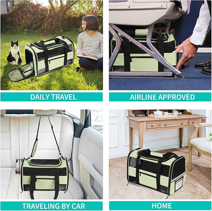 Cat Carrier Pet Dog Carriers TSA Airline Approved - Image 5