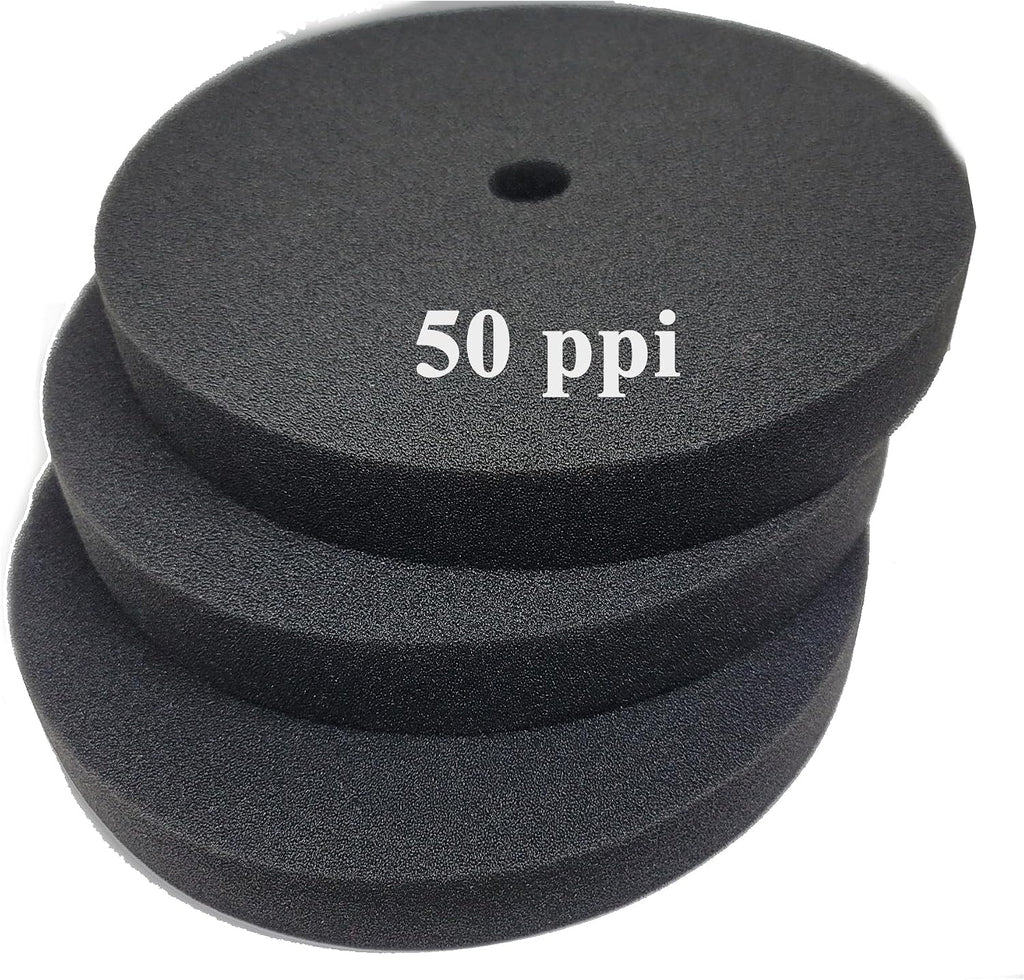Aquarium Pond 5 Gallon Bucket DIY Bio Sponge Filter Media Pad Rounded 11x11 (20-35-50ppi Set)